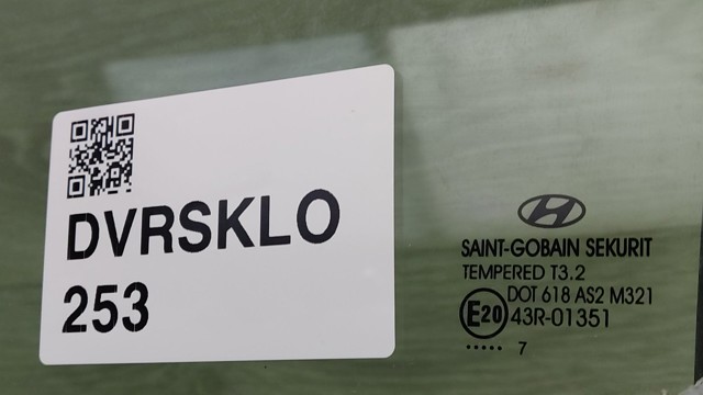 83410G4000 HYUNDAI Стекло двери задней левой купить в Одесса