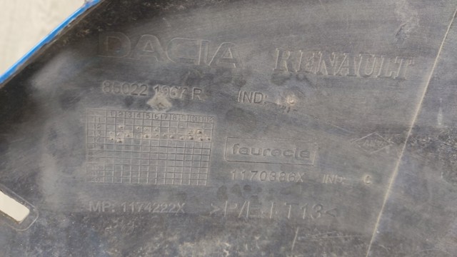 850221967R RENAULT Бампер задний купить в Черкассы