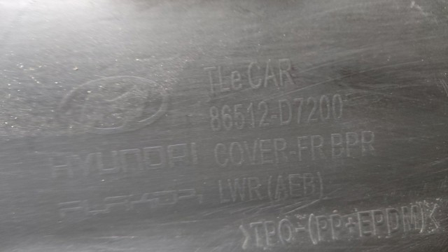 HYUNDAI 86512D7200 Бампер передний, нижняя часть в наличии Одесса