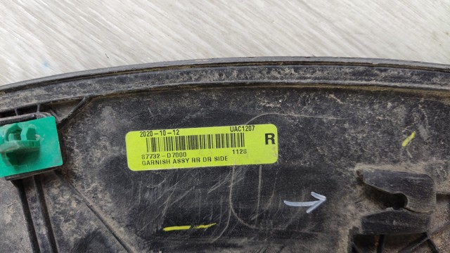 87732D7000 HYUNDAI Накладка двери задней правой купить в Кривой Рог