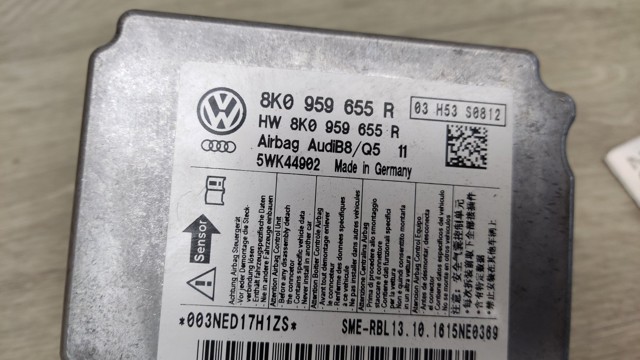 8K0959655R VAG Модуль-процессор управления подушкой безопасности (ЭБУ AIRBAG) купить в Киев