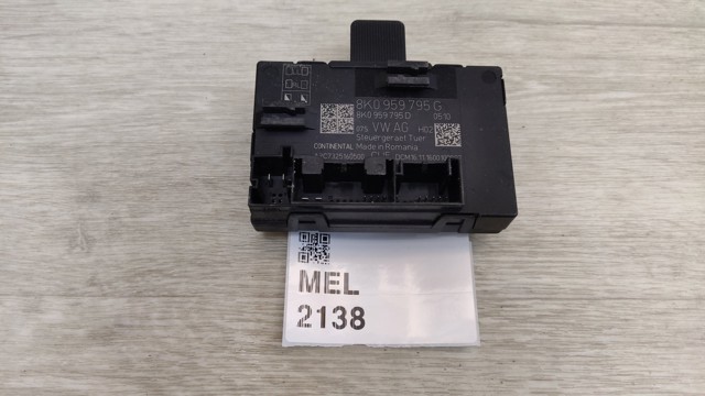 Блок комфорта задней двери 8K0959795G VAG