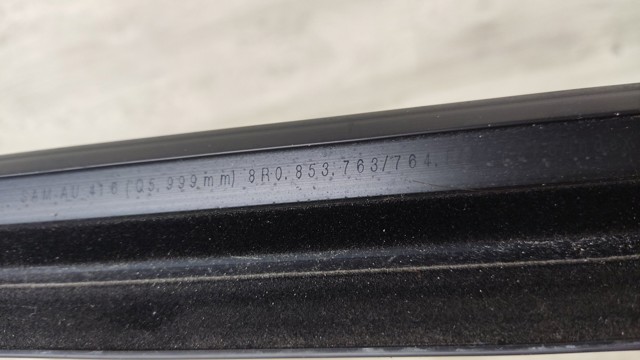 VAG 8R0853763F2ZZ Молдинг опускного стекла двери задней левой в наличии Одесса