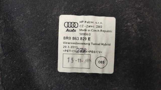 8R0863829E VAG Шумоизоляция моторного щита купить в Чернигов