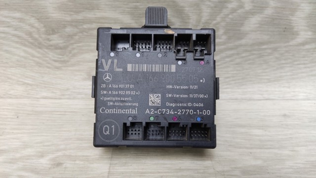 Блок комфорта передней двери A1669005505 MERCEDES