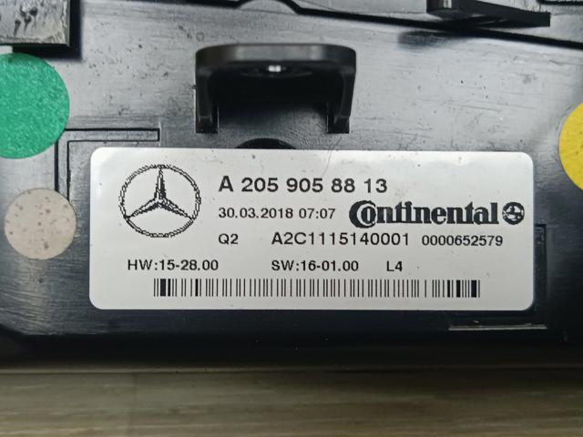 MERCEDES A2059058813 Блок управления режимами отопления/кондиционирования в наличии Одесса