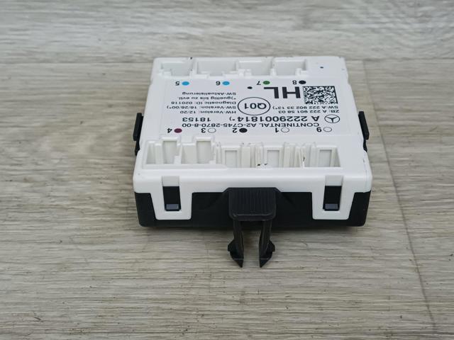 A2229001814 MERCEDES Блок комфорта задней двери купить в Каменское