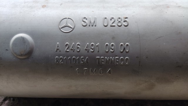 A2464901650 MERCEDES Центральная часть глушителя купить в Кривой Рог