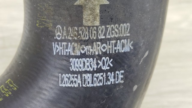 A2465280682 MERCEDES Шланг (патрубок) интеркуллера купить в Хмельницкий