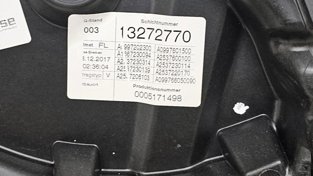 A2537206303 MERCEDES Механизм стеклоподъемника двери передней левой купить в Винница