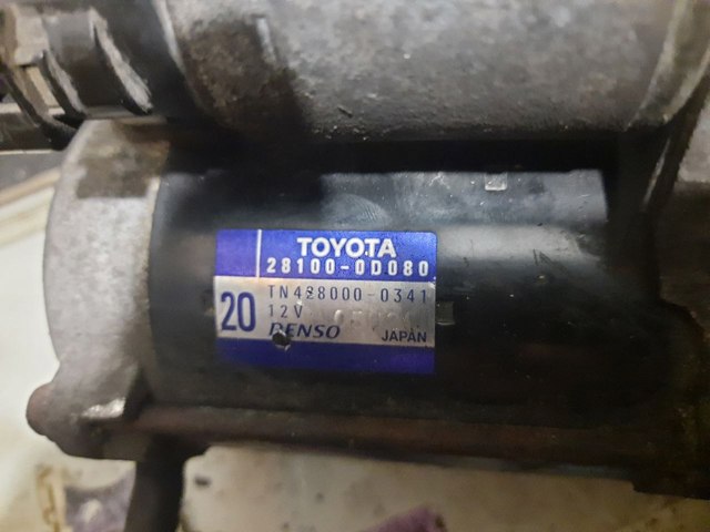TOYOTA 281000D080 Стартер в наличии Днепр