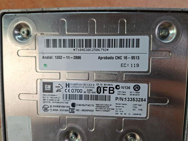 13353284 GM Блок управление Bluetooth купить в Каменское