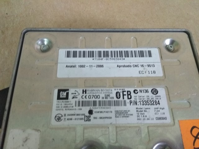 13353284 OPEL Блок управление Bluetooth купить в Житомир