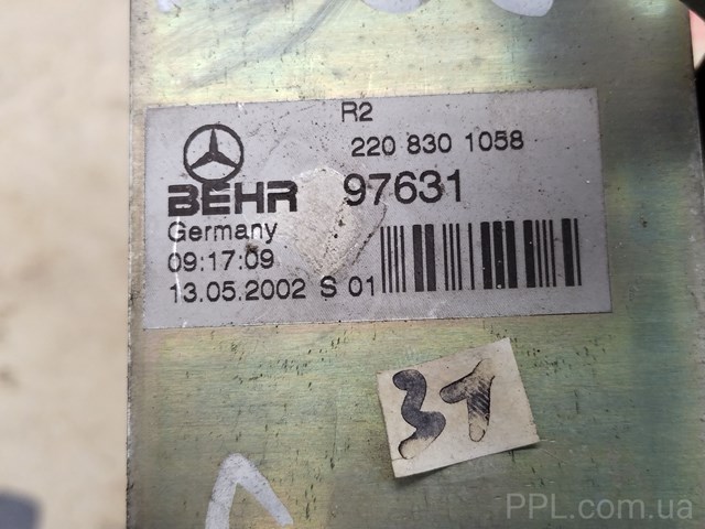 2208301058 MERCEDES Испаритель кондиционера купить в Винница