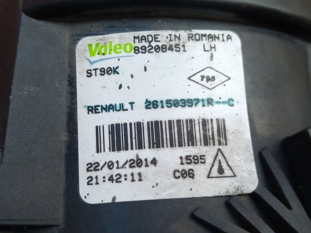 261503971R RENAULT Фара противотуманная правая купить в Киев
