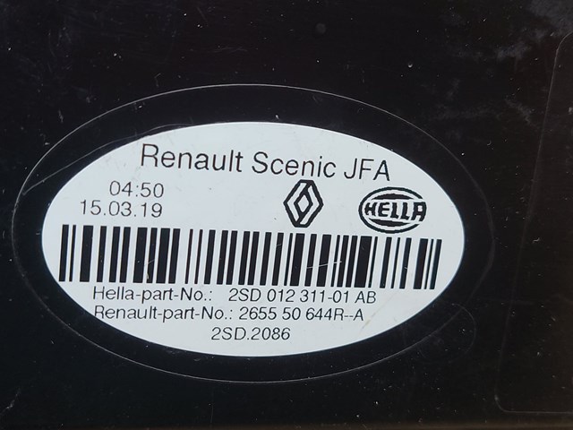 RENAULT 265550644R Фонарь задний левый в наличии Днепр