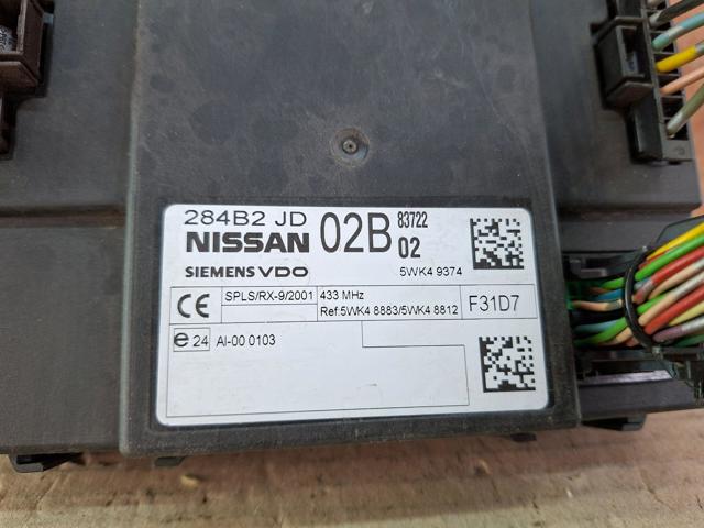 284B2JD02B NISSAN Блок комфорта купить в Ровно
