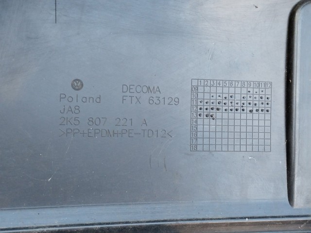 VAG 2K5807221A Передний бампер в наличии Тернополь