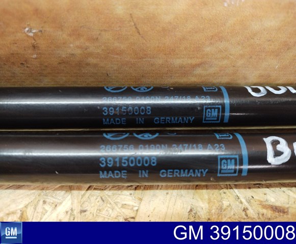 Стойка капота 39150008 GM