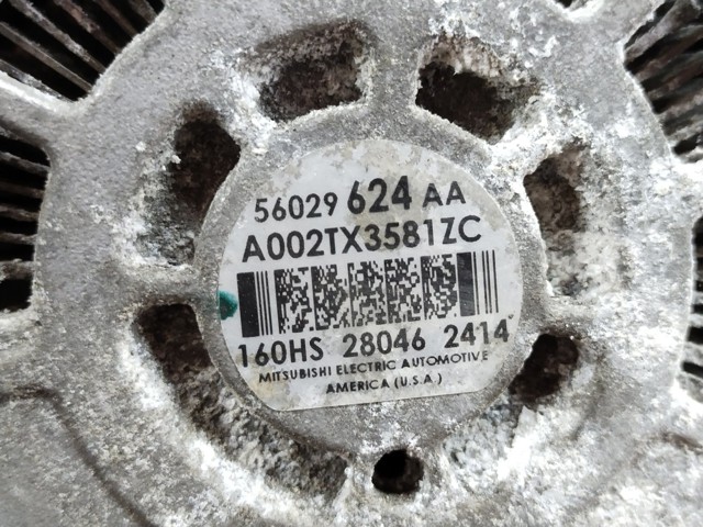 56029624AA CHRYSLER Генератор купить в Павлоград