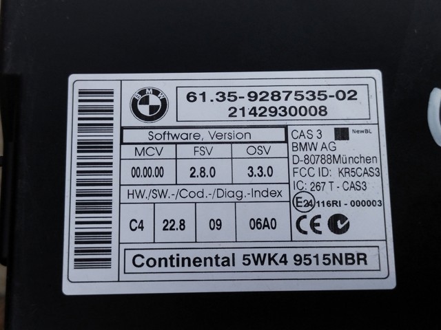 61359287535 BMW Блок комфорта купить в Ужгород