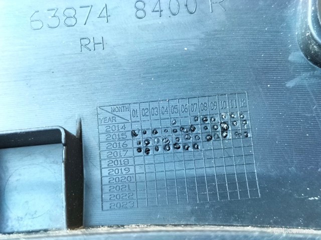 RENAULT 638748400R Расширитель (накладка) арки заднего крыла левый в наличии Винница