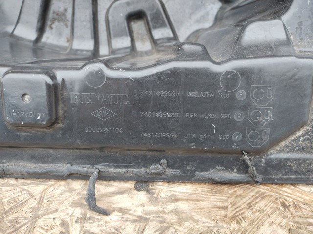 745149909R RENAULT Днище багажника (ниша запасного колеса) купить в Житомир