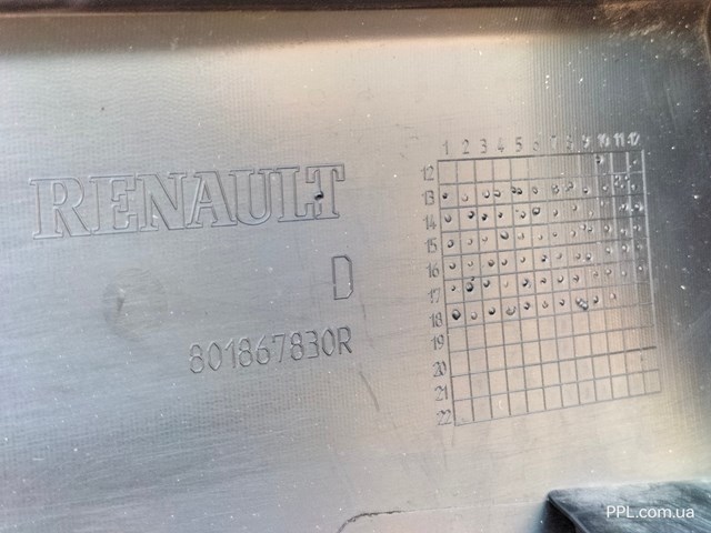 801867830R RENAULT Накладка двери передней правой купить в Павлоград