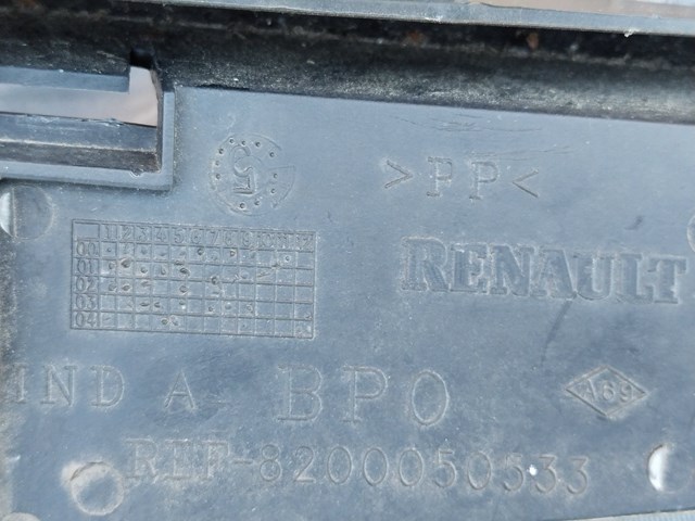 RENAULT 8200050533 Решетка бампера переднего в наличии Каменское