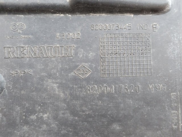 RENAULT 8200073445 Защита бампера переднего в наличии Украина