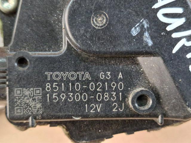 Мотор стеклоочистителя лобового стекла 8511002190 TOYOTA