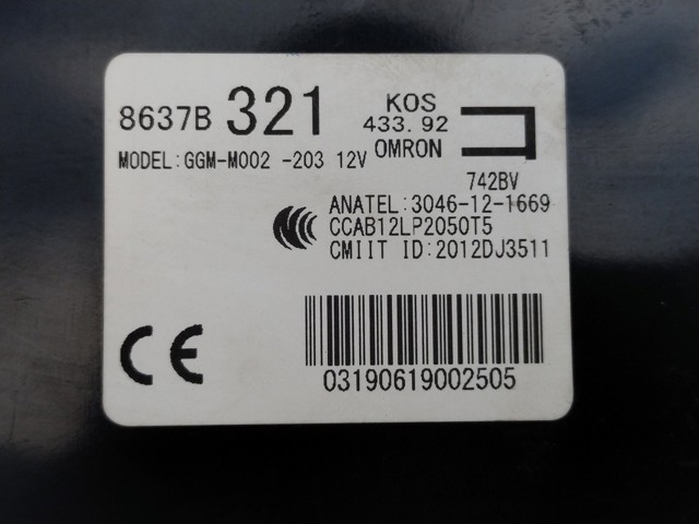 MITSUBISHI 8637B321 в наличии Чернигов