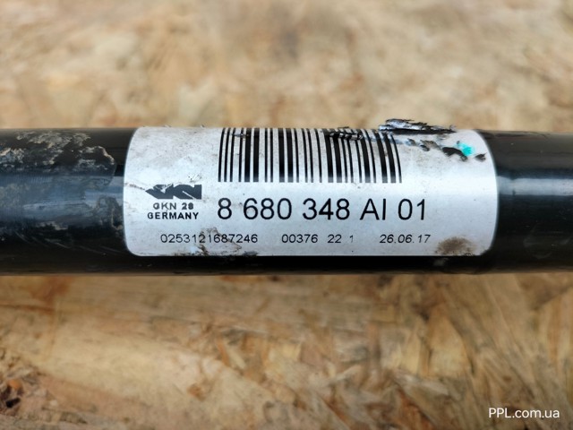 BMW 8680348 Полуось задняя правая в наличии Николаев