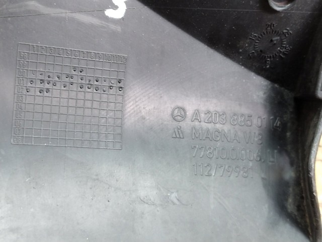 A2038850114 MERCEDES Кронштейн бампера заднего левый купить в Каменское