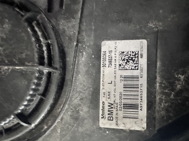 BMW 7346537 Фара левая в наличии Каменское