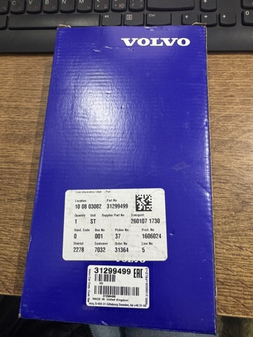 Зеркальный элемент правого зеркала заднего вида 31299499 VOLVO