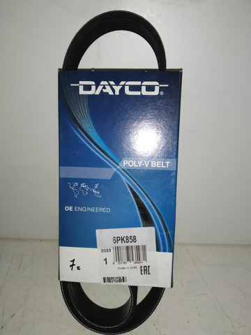 Клиновый ремень 6PK858 DAYCO
