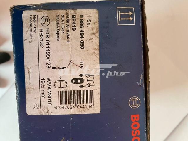 0986494050 BOSCH Колодки тормозные передние дисковые купить в Николаев