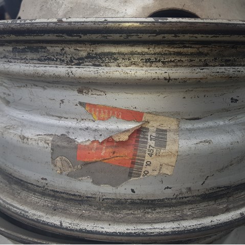 RENAULT 5010457117 Диски колесные стальные (штампованные) в наличии Николаев
