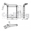 Радиатор отопителя CLD6011 CoolDog