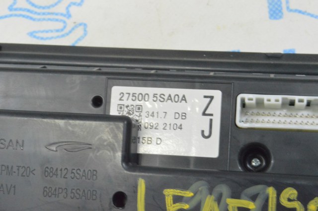 Механизм управления кондиционером 275005SA0A NISSAN