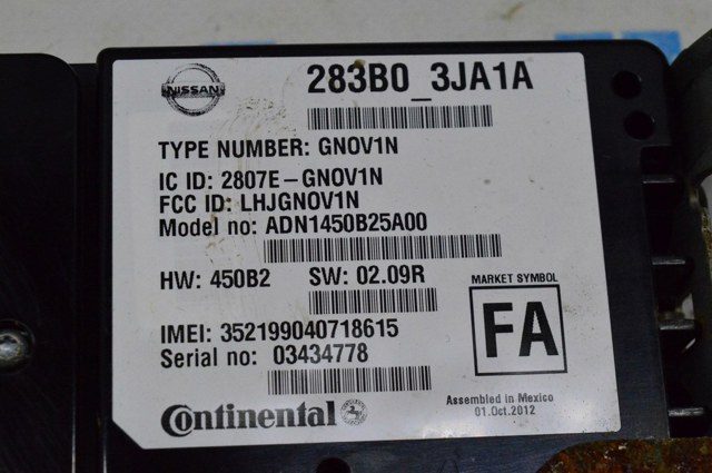 NISSAN 283B03JA1A в наличии Харьков
