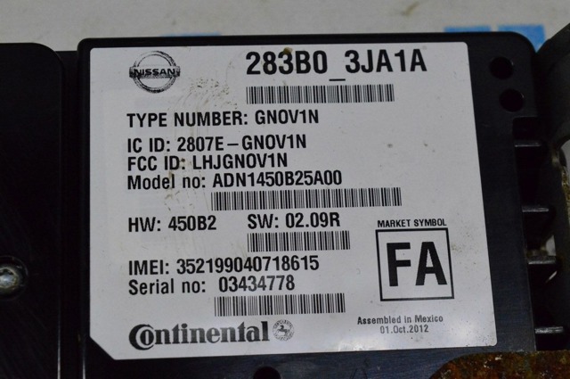 283B03JA1A NISSAN купить в Черкассы