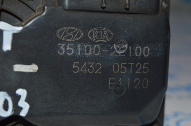 Заслонка воздушная 351002E100 HYUNDAI