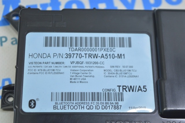 HONDA 39770TRWA510M1 в наличии Запорожье