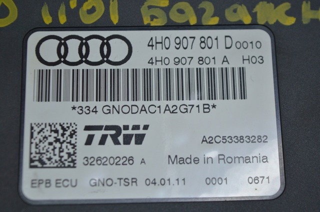 4H0907801D VAG Блок управления стояночного тормоза купить в Винница