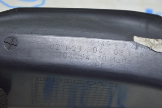 Накладка водосточного желоба задняя правая 51497453334 BMW