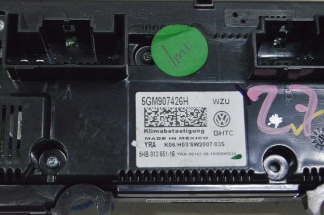 VAG 5GM907426HWZU Блок управления кондиционером в наличии Львов