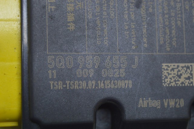 VAG 5Q0959655JZ00 Модуль-процессор управления подушкой безопасности (ЭБУ AIRBAG) в наличии Киев
