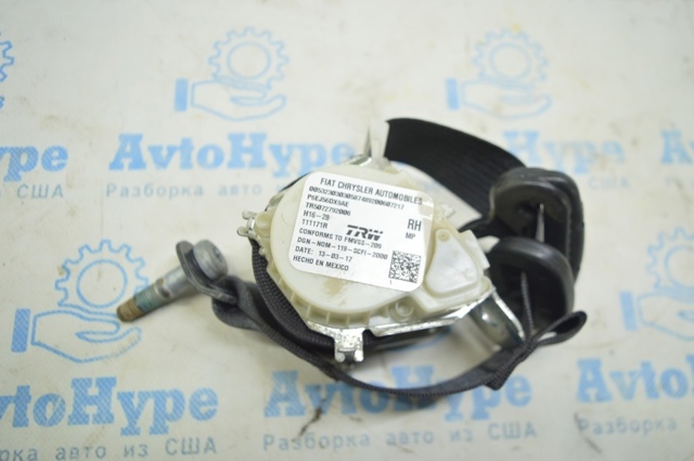 CHRYSLER 6EJ56DX9AF Ремень безопасности задний правый в наличии Сумы